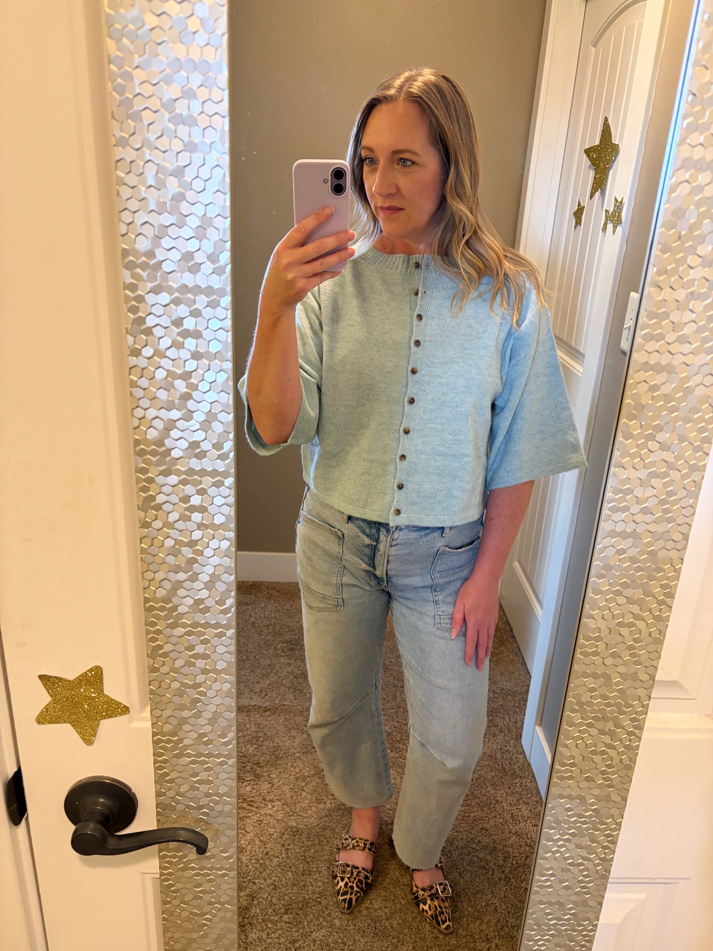 Madison Cardigan in Seafoam