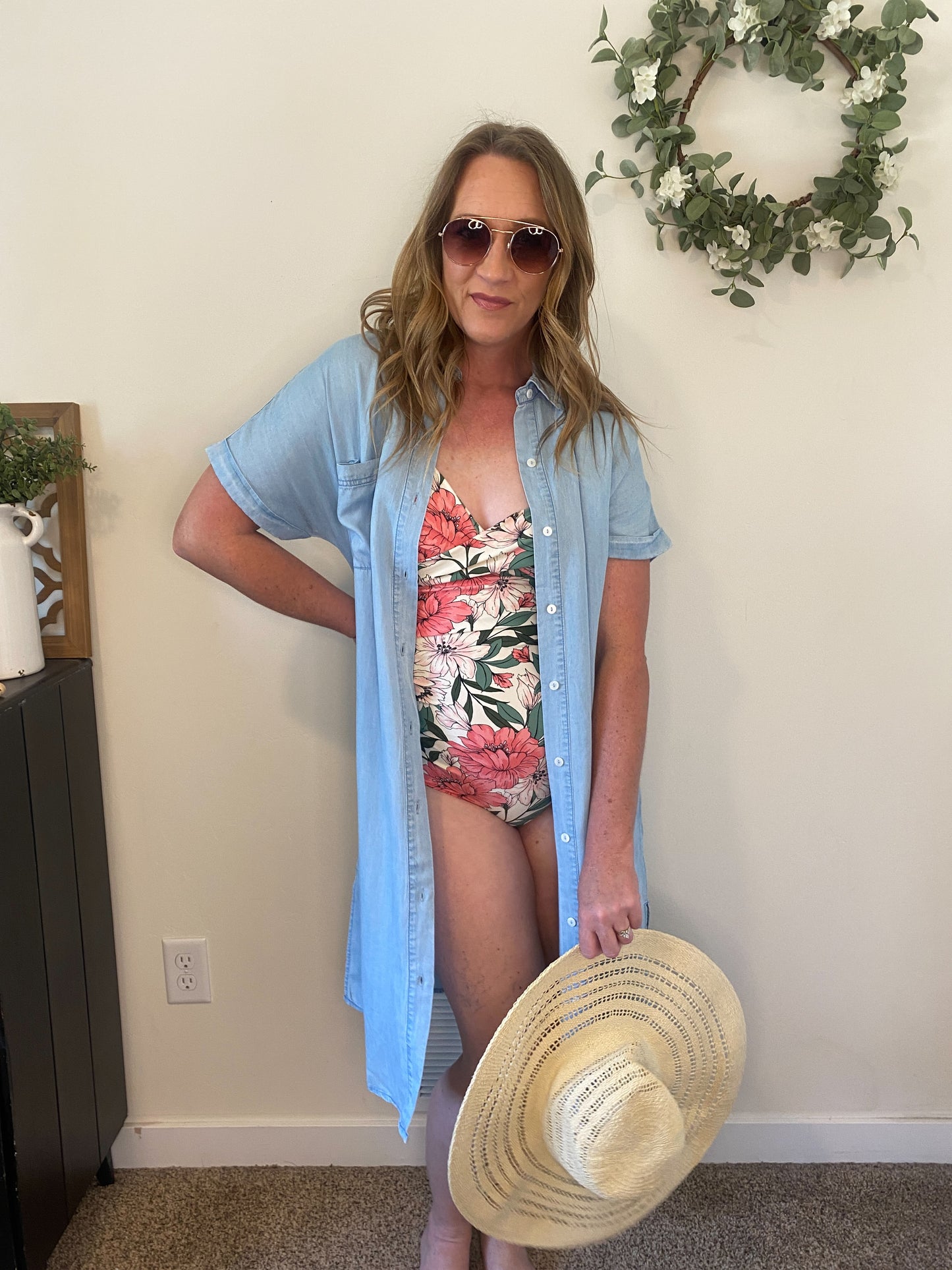 Della Lightweight Denim Dress